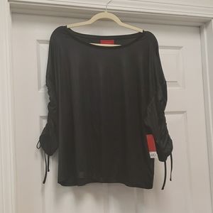 Jennifer Lopez sleeve wedge top NWT